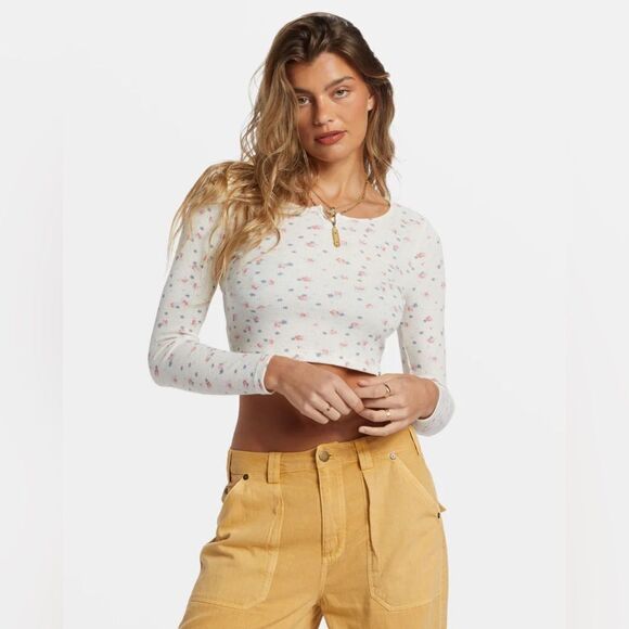 Billabong Reese Thermal Crop Top - Picture 6 of 8